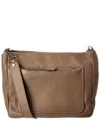Italian Leather Tote In Brown