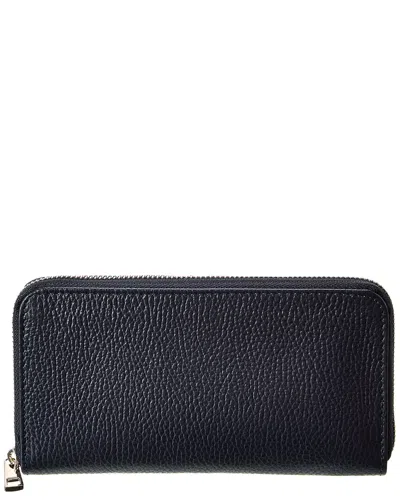 Italian Leather Wallet In Blue