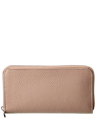 Italian Leather Wallet In Pink