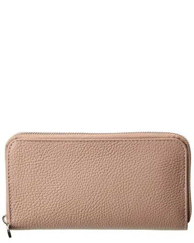 Italian Leather Wallet In Pink