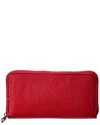Italian Leather Wallet In Red