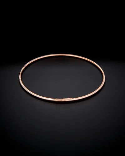 Italian Rose Gold 14k  Bangle