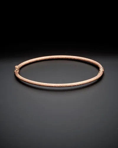 Italian Rose Gold 14k  Bangle
