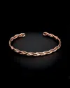 Italian Rose Gold Braided Cuff