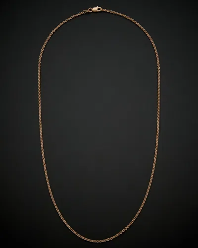 Italian Rose Gold 14k  Chain Necklace