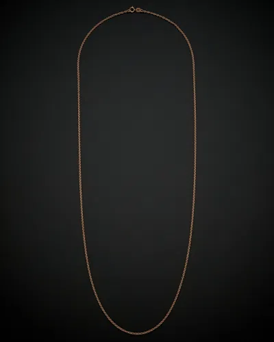 Italian Rose Gold 14k  Chain Necklace