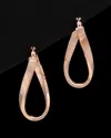 Italian Rose Gold Hoops