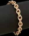 Italian Rose Gold 14k  Link Bracelet In Gold