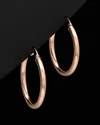 Italian Rose Gold Medium Hoops