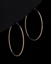 Italian Rose Gold Polished Hoops