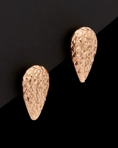 Italian Rose Gold 14k  Studs