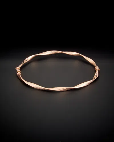Italian Rose Gold 14k  Twist Bracelet