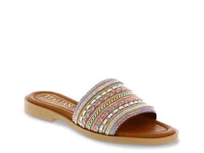 Italian Shoemakers Alasie Sandal In Brown