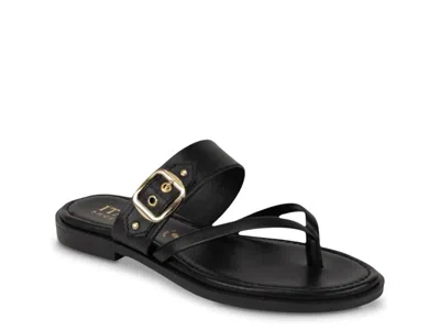 Italian Shoemakers Aziza Sandal In Black