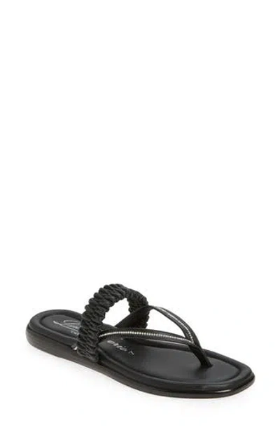 Italian Shoemakers Beckett Slide Sandal In Black