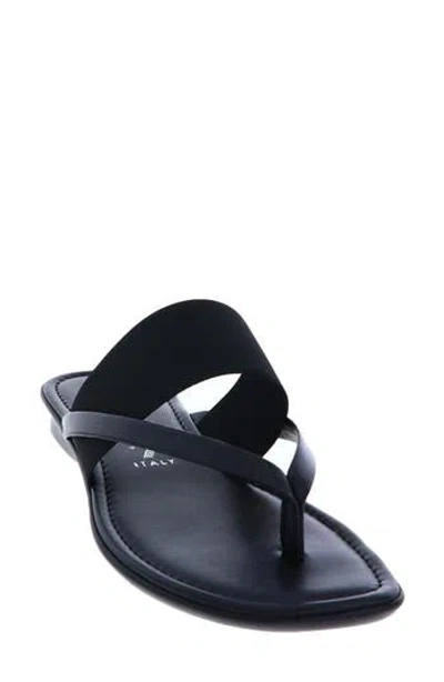 Italian Shoemakers Felia Flip Flop In Black