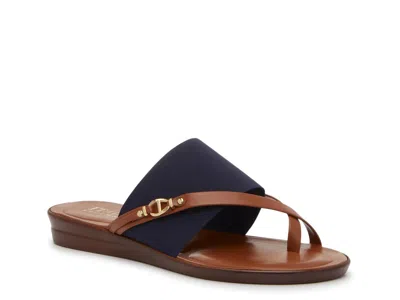 Italian Shoemakers Heidie Sandal In Blue