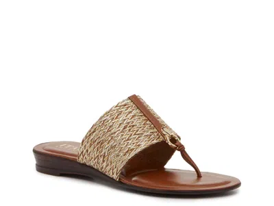Italian Shoemakers Layna Sandal In Brown