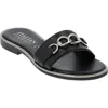 Italian Shoemakers Monik Chain Flat Slide Sandal