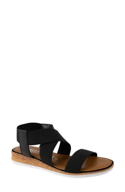 Italian Shoemakers Priola Sandal In Black