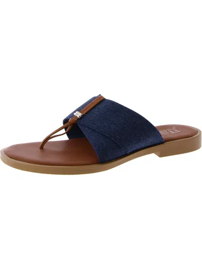 Italian Shoemakers Rugola Womens Thong Flat Thong Sandals In Grey