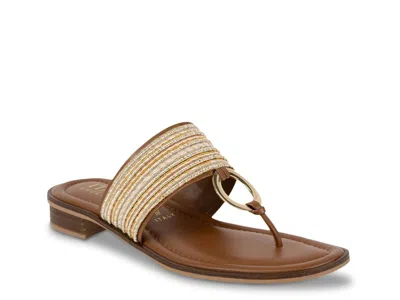 Italian Shoemakers Schunyler Sandal In Brown