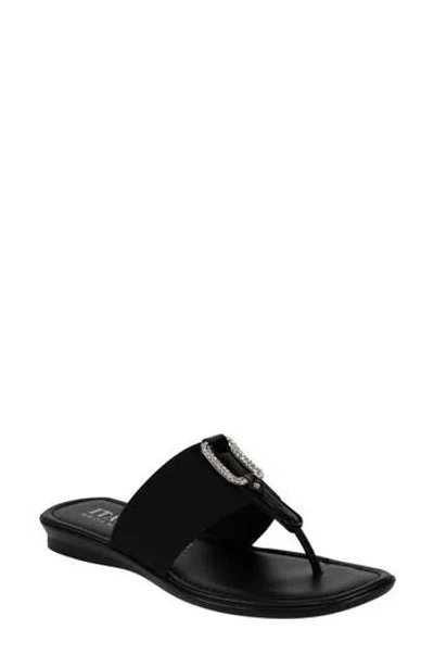 Italian Shoemakers Triana Flip Flop In Black