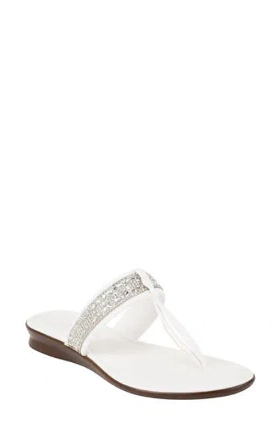 Italian Shoemakers Udella Flip Flop In White