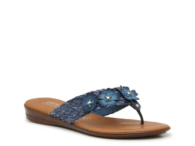 Italian Shoemakers Warwick Sandal In Blue