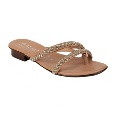 Italian Shoemakers Womens Heeled Sandals In Brown