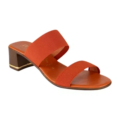 Italian Shoemakers Womens Heeled Sandals In Red
