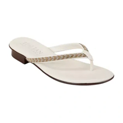 Italian Shoemakers Womens Heeled Sandals In White