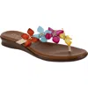 Italian Shoemakers Xolani Floral Flip Flop In Bright Multi