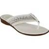 Italian Shoemakers Zali Slide Sandal In White