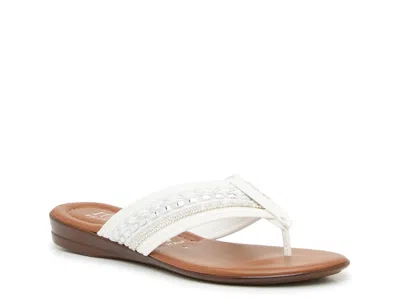 Italian Shoemakers Zylah Sandal In White