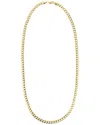 Italian Silver 14k Over  Chain Bracelet