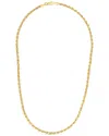 Italian Silver Rope Chain Necklace
