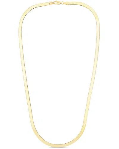 Italian Silver 14k Over  Chain Necklace