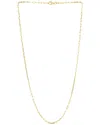 Italian Silver 14k Over  Chain Necklace