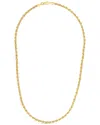 Italian Silver Rope Chain Necklace