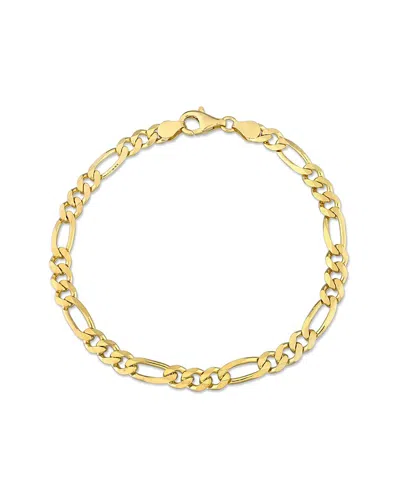 Italian Silver Figaro Chain Bracelet