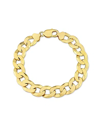 Italian Silver Flat Curb Chain Bracelet