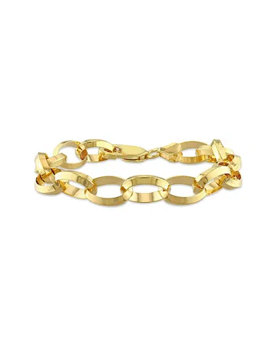 Italian Silver Rolo Chain Bracelet