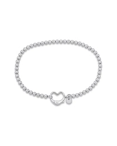 ITALIAN SILVER ITALIAN SILVER BALL BEAD BRACELET