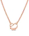 Italian Silver Ball Link Necklace