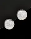Italian Silver Basketweave Dome Studs In Multi