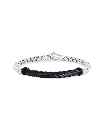 Italian Silver Cable Chain Bracelet