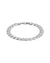Italian Silver Comfort Curb Chain Necklace