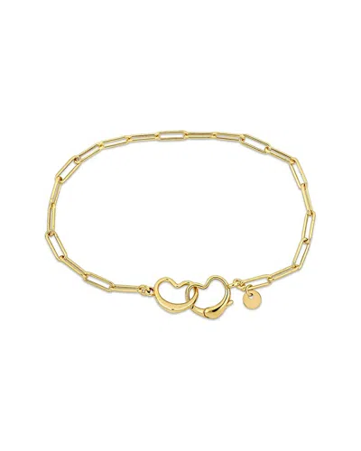 ITALIAN SILVER ITALIAN SILVER CHAIN LINK PAPERCLIP BRACELET