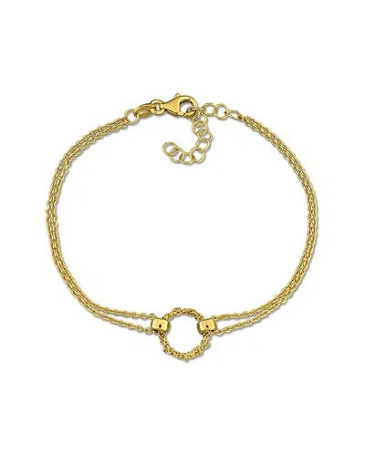 Italian Silver Double Row Bracelet